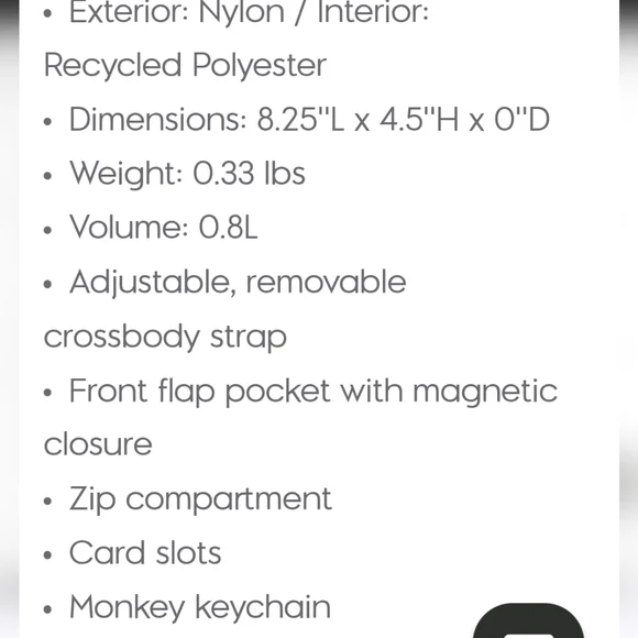 NWT KIPLING Blue Crossbody Bag - Picture 11 of 12